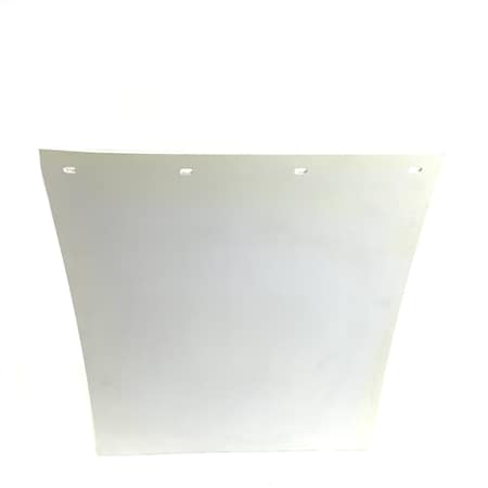 Globetech Mudflap, 24 X 36 Std Poly-White, 10 Lb 2436PSW